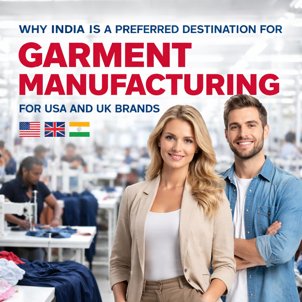 Why India Is a Preferred Destination for Garment Manufacturing for USA and UK Brands
